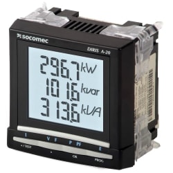 DIRIS A20inkl RS485 Modbus. MULTI-INSTR.110-350/400VDC/AC