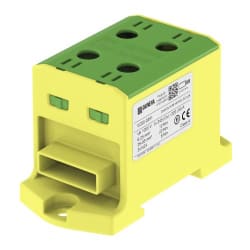 OVERGANGSKLEMME PE SKINNE 3X1X24 -6-95 mm²,2xAl/Cu-OTL -G/GR