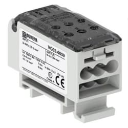 DISTRIBUSJONSBLOKK Grå 80A Inn:2,5-6 mm² Ut:2,5-6 mm²