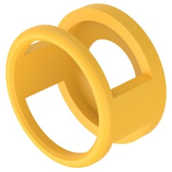 BESKYTTELSESRING IP40 FOR NØDSTOPP GUL METALL S-84