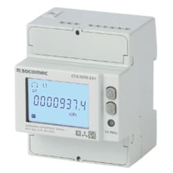COUNTIS E44.3-fas kWh-måler. TN-400V,1-5A/sek,kl.C,RS485MID