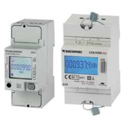 COUNTIS E11. 1-fas kWh-måler. 230V, 80A dir, kl. 1. 2-tariff