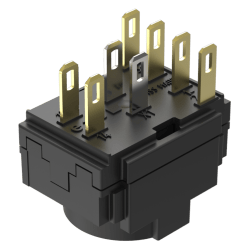 KONT.ELEM. 1NO+2NC GULL/SØLVKONT.