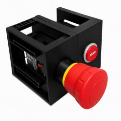 DIN-skinne ADAPTER for S-45 og betjening med 22,3mm cutout