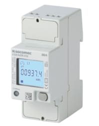 COUNTIS E12. 1-fas kWh-måler. 230V, 80A dir, kl.B MID