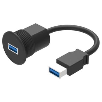 USB PLUGG 30.5mm SORT, 600mm