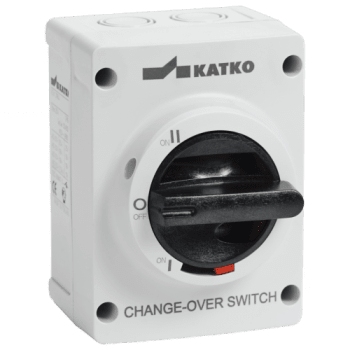 KATKO TKM 325U VV SS ,3-P VENDER I-0-II 25A (M3)+Hj.kont