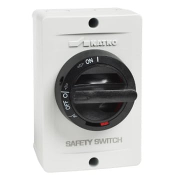 KATKO KUA 316U1.V (A2) 2xM25+M16 Engelsk Tekst Safety Switch