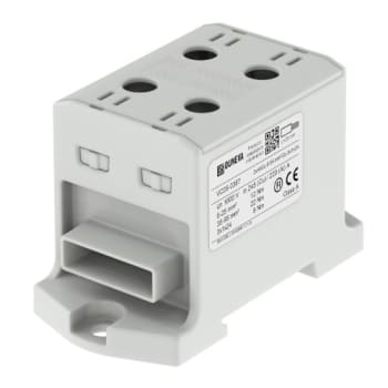 OVERGANGSKLEMME SKINNE 3X1X24 -6-95 mm², 2xAl/Cu - OTL - GRÅ