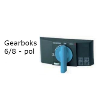 SAMMENKOBLINGSGEARBOKS FOR 6/8 POL SIRCO M3. Inkl Direkte HT