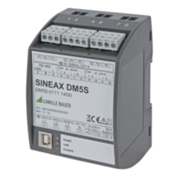 SINEAX DM5S. Prog.MVO. RS485+1Analogutg.(Uni.Inp) TestSertif