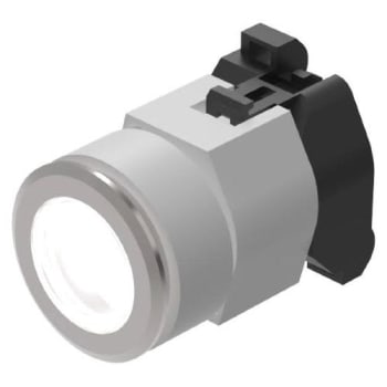 LYSTRYKK IMP.HVIT, ALU.FRONTRING FLUSH FOR 30,5mm hull