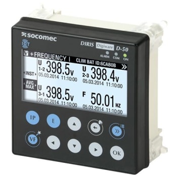 DW DIRIS D-50v2. DISPLAY+ETH,SNMP,BACnet,Modbus+RS485.