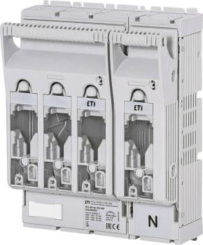 Sikrings skillebryter 4polt 160A NH00. M8 Bolting