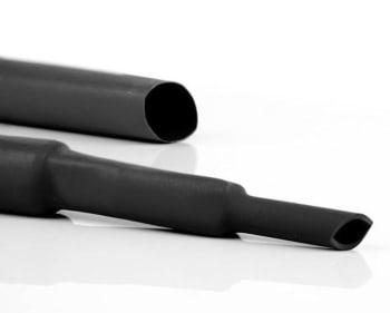 KRYMPESTRØMPE M/LIM 33,0/8,0 SORT 1,2M HRTM