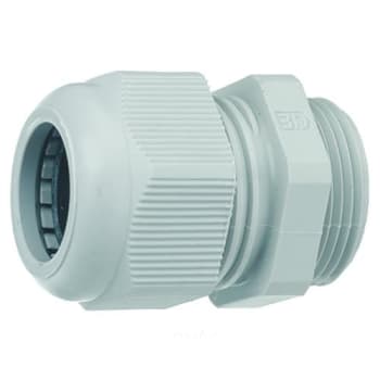PAKKNIPPEL M40 IP68 (Ø19-28),18mm lange gjenger u/MUTTER,grå