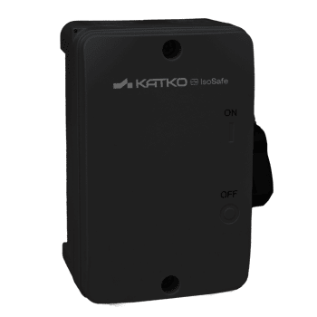 KATKO KSM 316 Sort, 3polt 16A, IP67 (U1/M1)