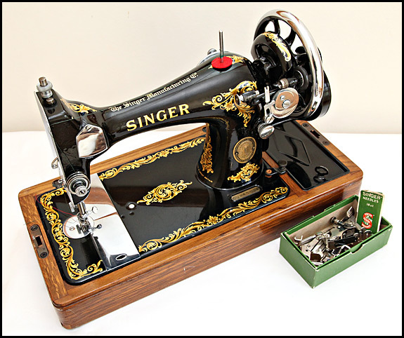 Image result for hand turning 1940  sewing machines