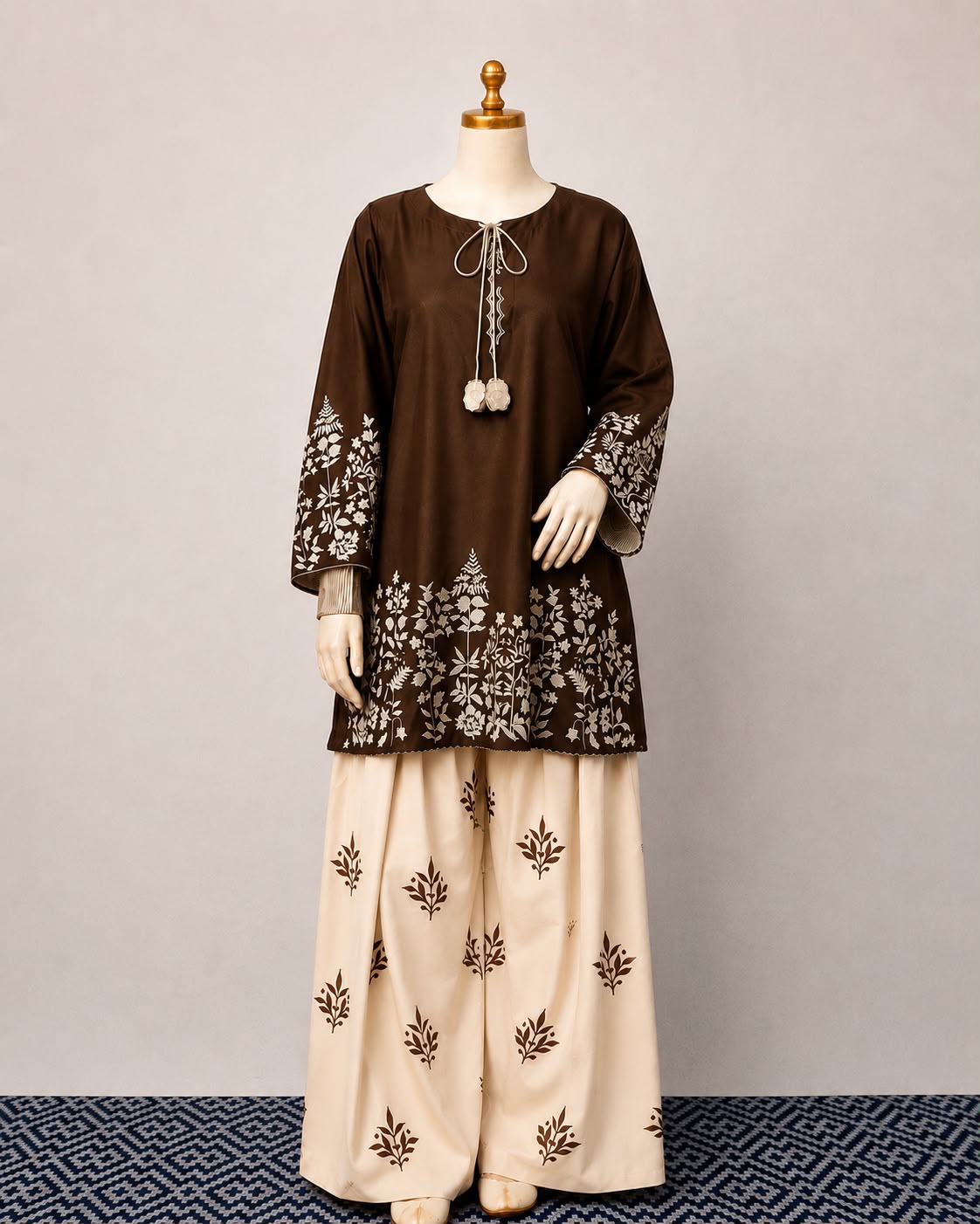 Autumn Bloom Printed 2-Piece Co-Ord Set Autumn Bloom Printed 2-Piece Co-Ord Set