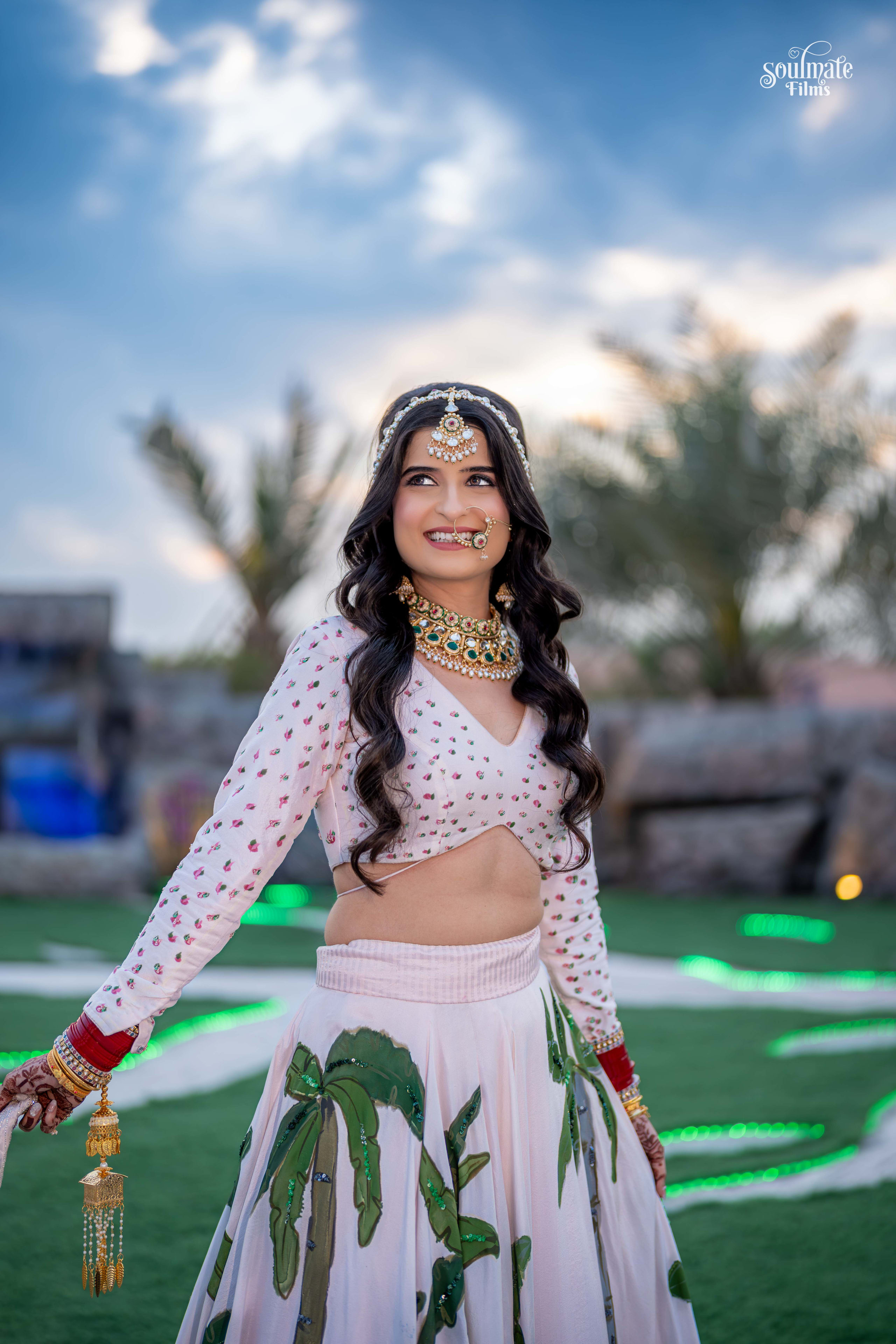 A quiet moment from Sugandha and Sahil's wedding