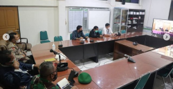 Kasdim 1013/Muara Teweh Hadiri Rapat Strategi Micro Lovkdown