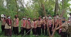 Kodim 1015/Sampit Laksanakan Pembinaan Pramuka Saka Wira Kartika