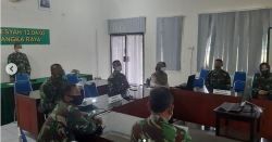 Denkesyah 12.04.02 Plk melaksanakan Virtual dengan pendataan personil tentang pelaksanaan vaksin tahap kedua (layanan publik) Ta 2021.