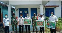 Koramil 1011-01/Lupak Melaksanakan Monitoring Perkembangan Satgas Desa Tangkal Covid -19