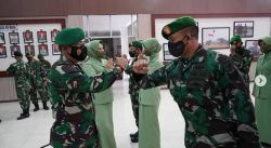 Danrem Pimpin Acara Laporan Korps Kenaikan Pangkat prajurit Korem 102/Pjg