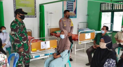 Koramil 1013-01/Kandui Lancarkan Vaksinasi Tahap 1 di Kecamatan Gunung Timang