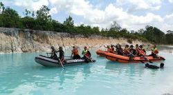 Antisipasi di Musim Penghujan, Aparat Gabungan Gelar Simulasi Penanganan Bencana Banjir