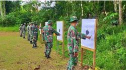 Asah Kemampuan Personel, Kodim 1013/Mtw Gelar Latihan Menembak di Kabupaten Murung Raya