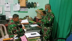 Kodim 1015/Sampit Terima Kunjungan Tim Wasev Staf Teritorial Kodam