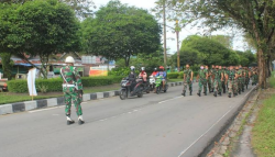 Pelihara Kemampuan Dasar Keprajuritan, Kodim Palangka Raya Gelar Han Mars