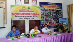 Babinsa Sepang Hadiri Musdes Raperdes APBDes Rangan Tate