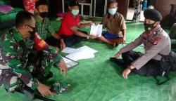 Babinsa dan Bhabinkamtibmas Pantau dan Door To Door Penyaluran BLT-DD Tumbang Empas