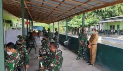 Denkesyah 12.04.02 Plk melaksanakan kegiatan Vaksinasi Tahap 1 Hari ke-3 Tahun 2021 .