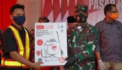 Danrem 102/ Pjg Hadiri Launching Pasar Tangguh Kahayan.