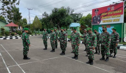 Kodim 1013/MTW Gelar Apel Kembali Cuti Gelombang I Dan Apel Berangkat Cuti Gelombang II.
