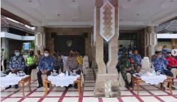 Kasdim 1013MTW Hadiri Apel Gelar Pasukan dan Sarana Prasarana Pengendalian Karhutla di Kabupaten Barito Utara