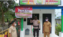 Optimalakan Posko PPKM Mikro di Desa, Unsur Tiga Pilar Rutin Lakuakan Pendisiplinan Prokes Ke Masyarakat