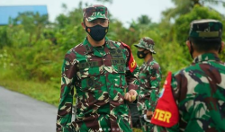 Komandan Kodim 1011/Kuala Kapuas Membuka Pra TMMD Ke-110