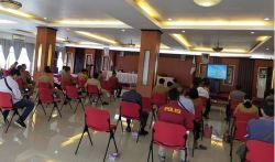 Dan Ramil 07/Puruk Cahu Hadiri Rapat Evaluasi Penanganan Covid-19