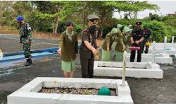 Sambut HUT Korem 102/Panju Panjung ke-47, Dandim 1013/Muara Teweh pimpin Ziarah Rombongan