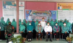 Babinsa Kadipi Atas Hadiri Penilaian Lomba Tertib Administrasi PKK Tingkat Kabupaten