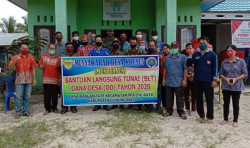 Babinsa Sepang Hadiri Musyawarah Desa Khusus Verifikasi dan Validasi BLT DD TA. 2020