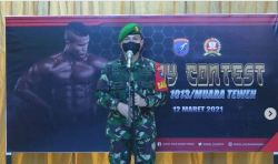 Sambut HUT Korem 102/PJG ke-47, Kodim 1013/MTW Gelar Body Contest