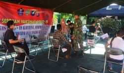 korem102panjupanjung Kodim Pangkalan Bun Kembali Gelar Serbuan Vaksinasi