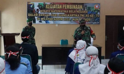 Bentuk generasi kreatif Kodim 1011/Klk menggelar ( Wasbang ) Wisata Matematika