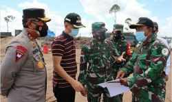 Pangdam XII/TPR Tinjau Penyiapan Lahan Food Estate Komoditi Singkong di Gunung Mas